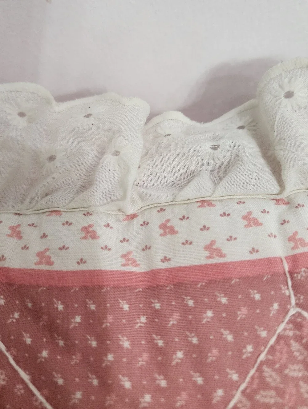Handmade vintage quilted